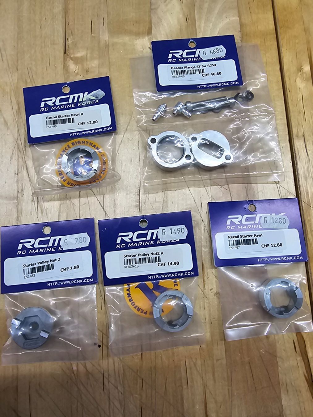 Modellismo RC: RCMK Diverse Ersatzteile Set 1 – Nuovo e nell'imballaggio originale da Rüti ZH venduto da Madeira14