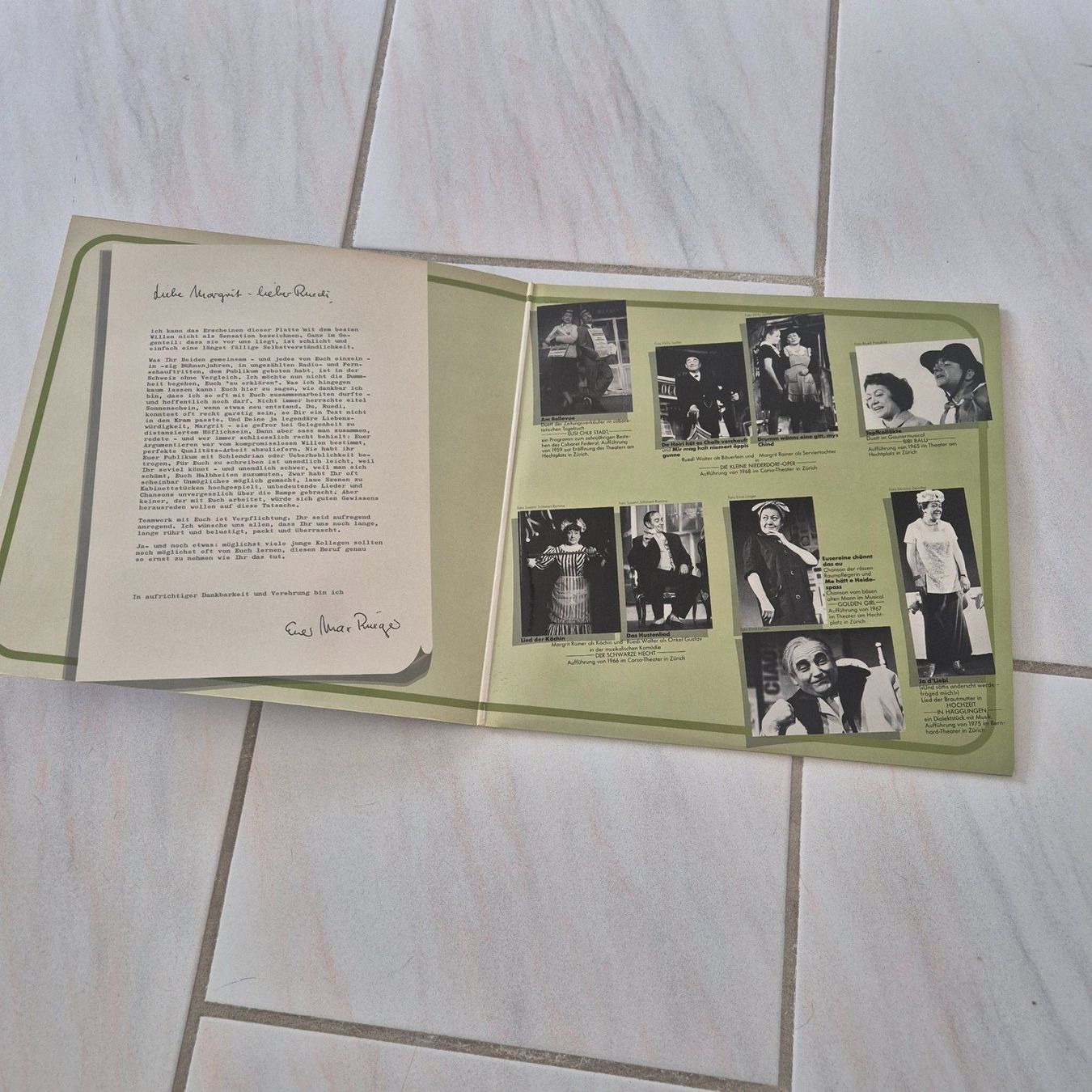 Dischi in vinile: Langspielplatte Margrit Rainer und Ruedi Walter – Usato da Arni AG venduto da kurtrmeier 3