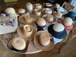Sommerhüte Damen und Kinder verschiedene Grössen
