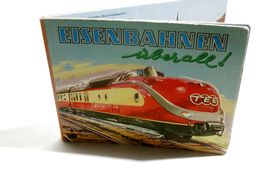 Antikes Bilderbüch EISENBAHNEN ÜBERALL, H. Osterlänger, 1968