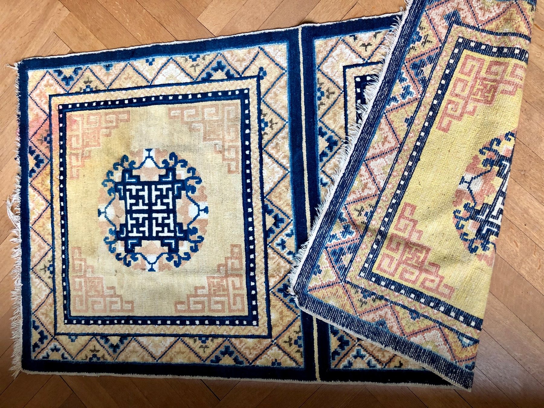 Tappeti: China Doppel-Sitzteppich Ningxia antik 167x89 – Usato da Basel venduto da chinarh891 7