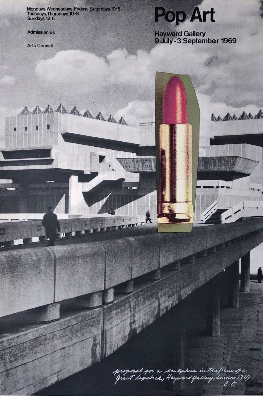 Posters & Illustrations: CLAES OLDENBURG - PROPOSAL - POSTER – D'occasion à Goldach par Gaip