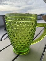 Glas-Krug, grün Top-Zustand