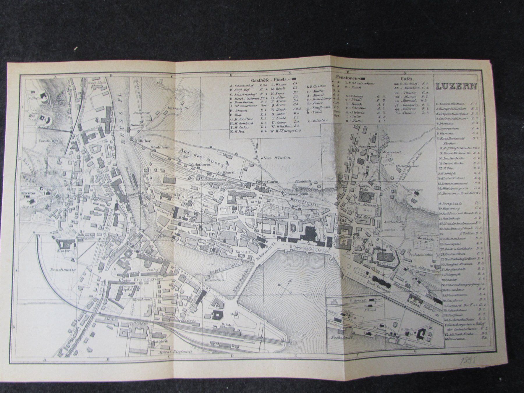 Cartes géographiques & atlas: 5 x Innerschweiz,1895 – D'occasion à Walchwil par Shells1 2
