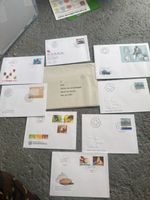 Enveloppes FDC Suisse divers thèmes. Lot.