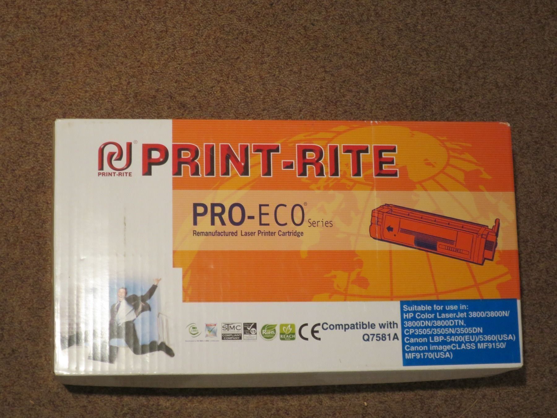 Cartucce per stampanti & toner: Toner Compatible Q7581A Print-Rite – Nuovo e nell'imballaggio originale da Zürich venduto da 1.Simon