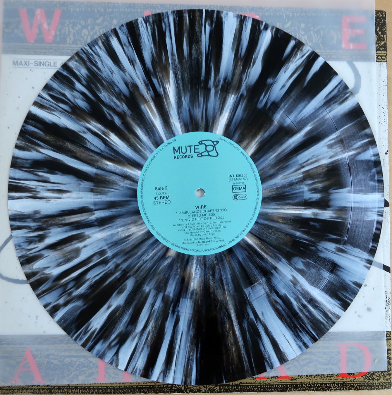 Vinyles: WIRE - AHEAD (12'' EP COLOURED VG) – D'occasion à Hedingen par Studers 3