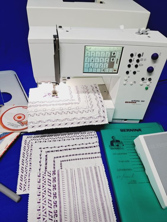 BERNINA ARTISTA 185 WIE NEU GARANTIE 3MT FRISCH REVIDIERT Kaufen auf