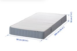 Ikea Hafslo Fkm Matratze 90x200cm
