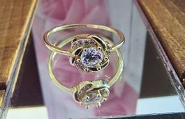 Ring 14k vergoldet 925 Silber