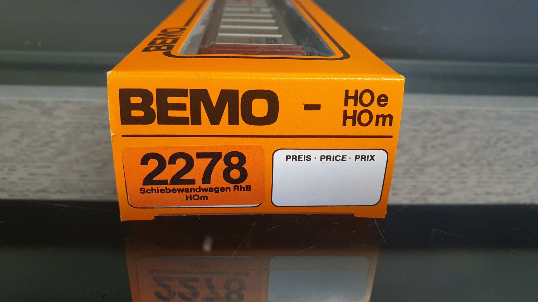 Bemo Modelleisenbahnen: BEMO: RHB SCHIEBEWANDWAGEN 2278 NEU/OVP – Neu und originalverpackt aus Biglen von taunus82 1