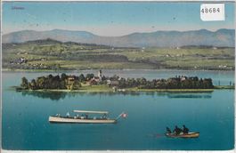 Insel Ufenau - Boote - Litho