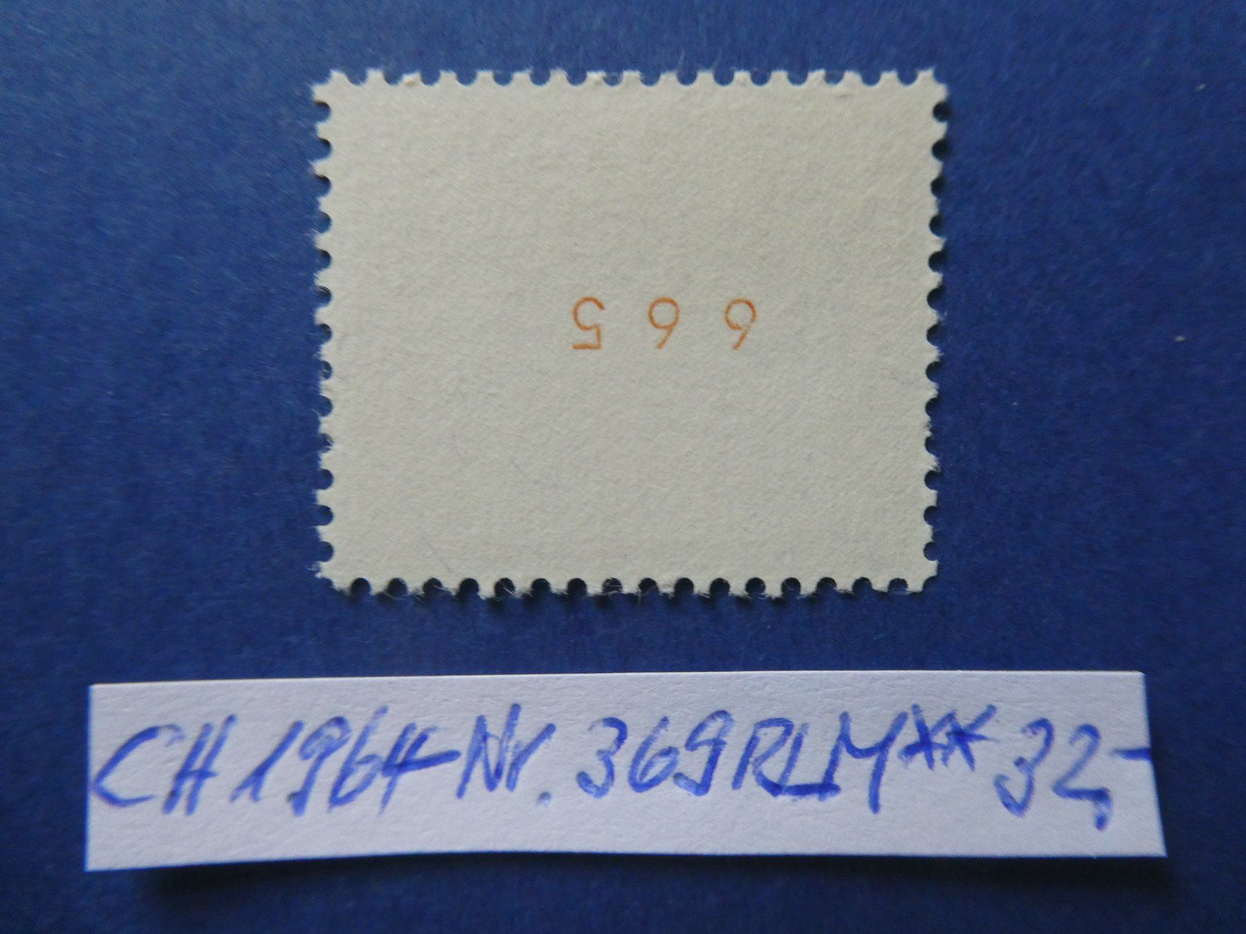 Tutti i francobolli: CH 1964 Nr. 369RLM postfrisch ** – Usato da Lausen venduto da Herbamare01 1