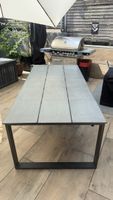 Jutlandia Gartentisch mit Stühlen 6er Set Alu Graumeliert