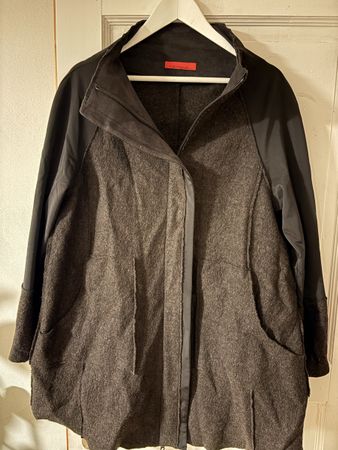VETONO Wollmantel Grösse 42/44, braun - Ideal für den Winter