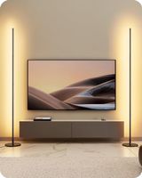 Dimmbare Stehlampe Wohnzimmer höhenverstellbar 2er-Set