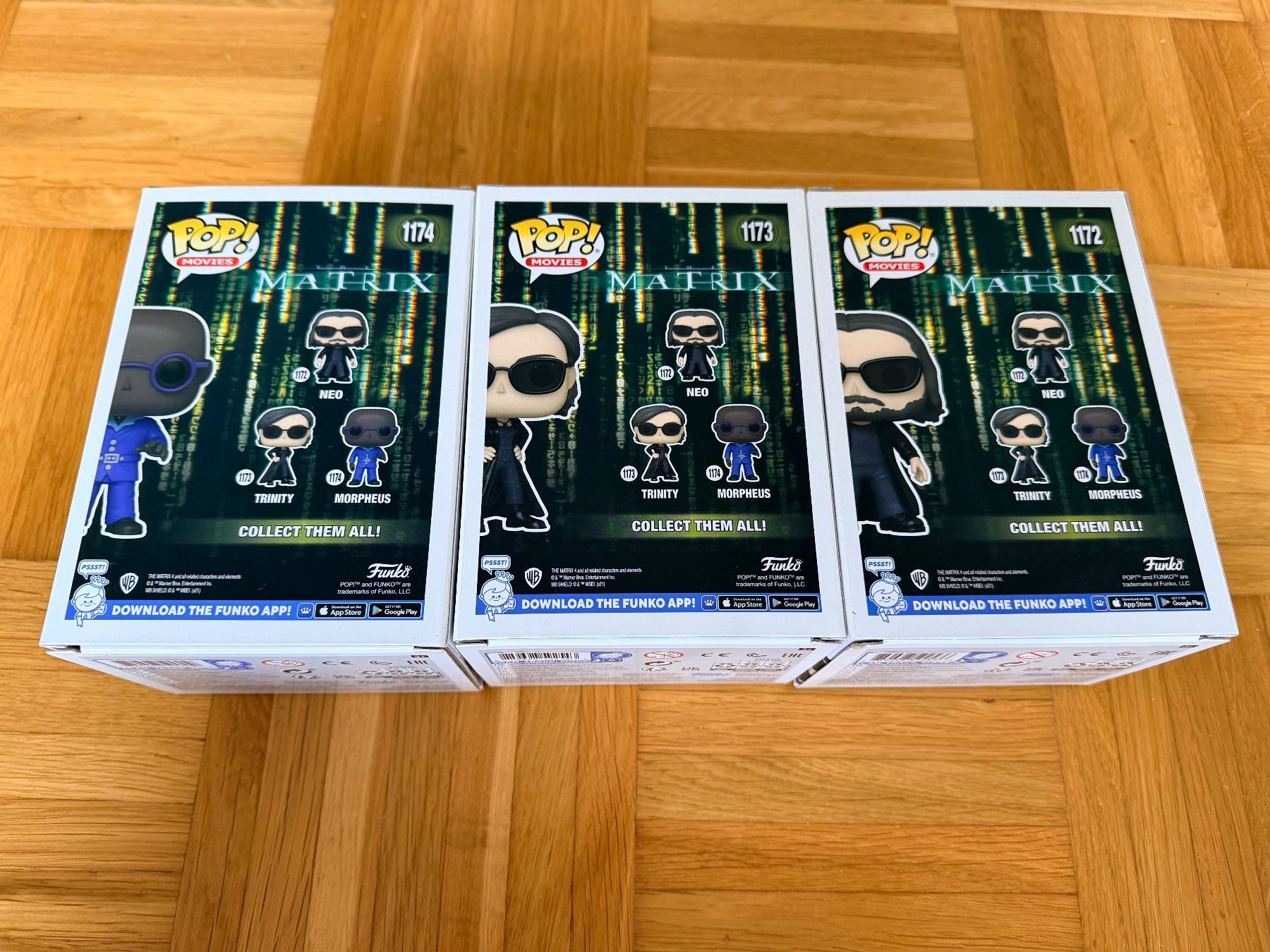 Funko Statuette: Funko Pop! The Matrix Resurrections Set Neo Trinity Morpheus – Nuovo e nell'imballaggio originale da ZUMIKON venduto da 99aes 2
