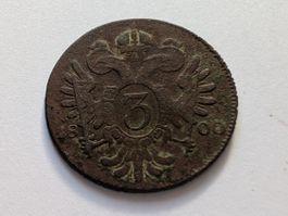 🇦🇹🇷🇴   3 Kreuzer 1800 E - Alba Iulia (Transylvania)