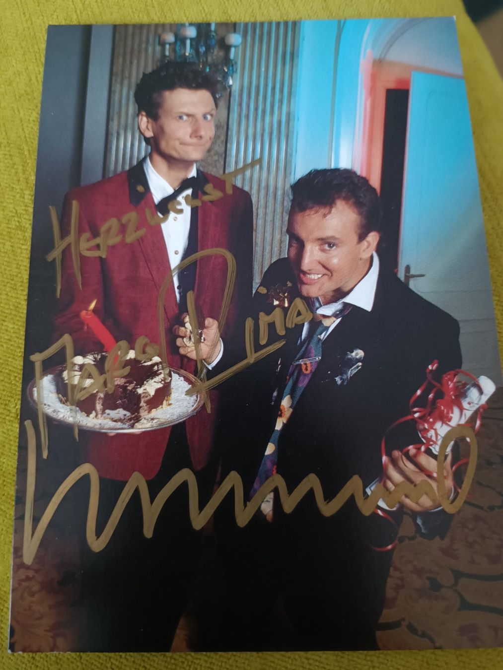 Autografi: Cabaret Marcocello - handsigniert – Usato da Menziken venduto da Artographs