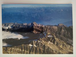 Flugaufnahme Saentis Bergstation dat. 1989