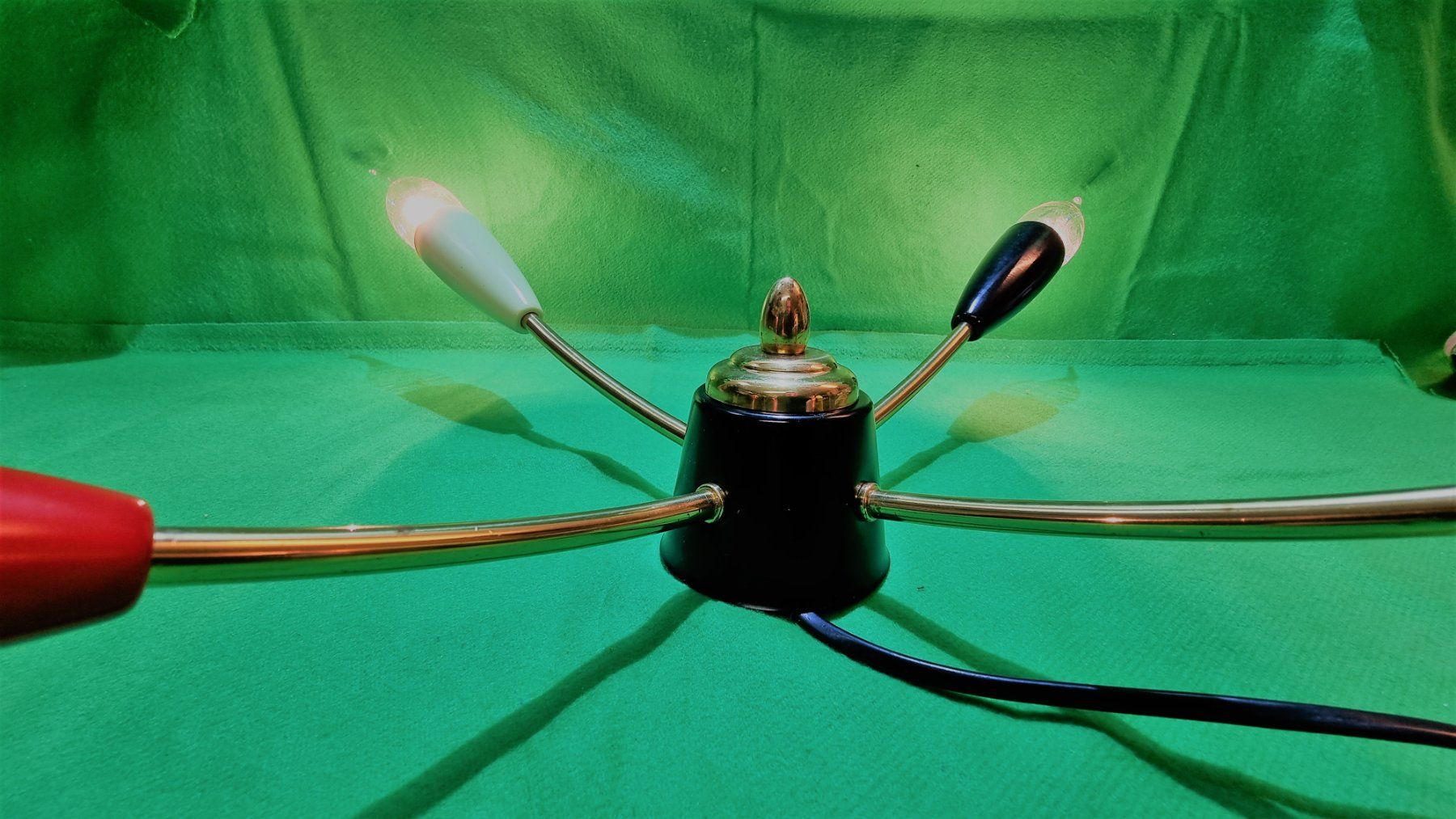 Lampadari & plafoniere: Spider Sputnik Deckenlampe aus Messing, 1950er – Usato da Emmenbrücke venduto da Lenssen 2