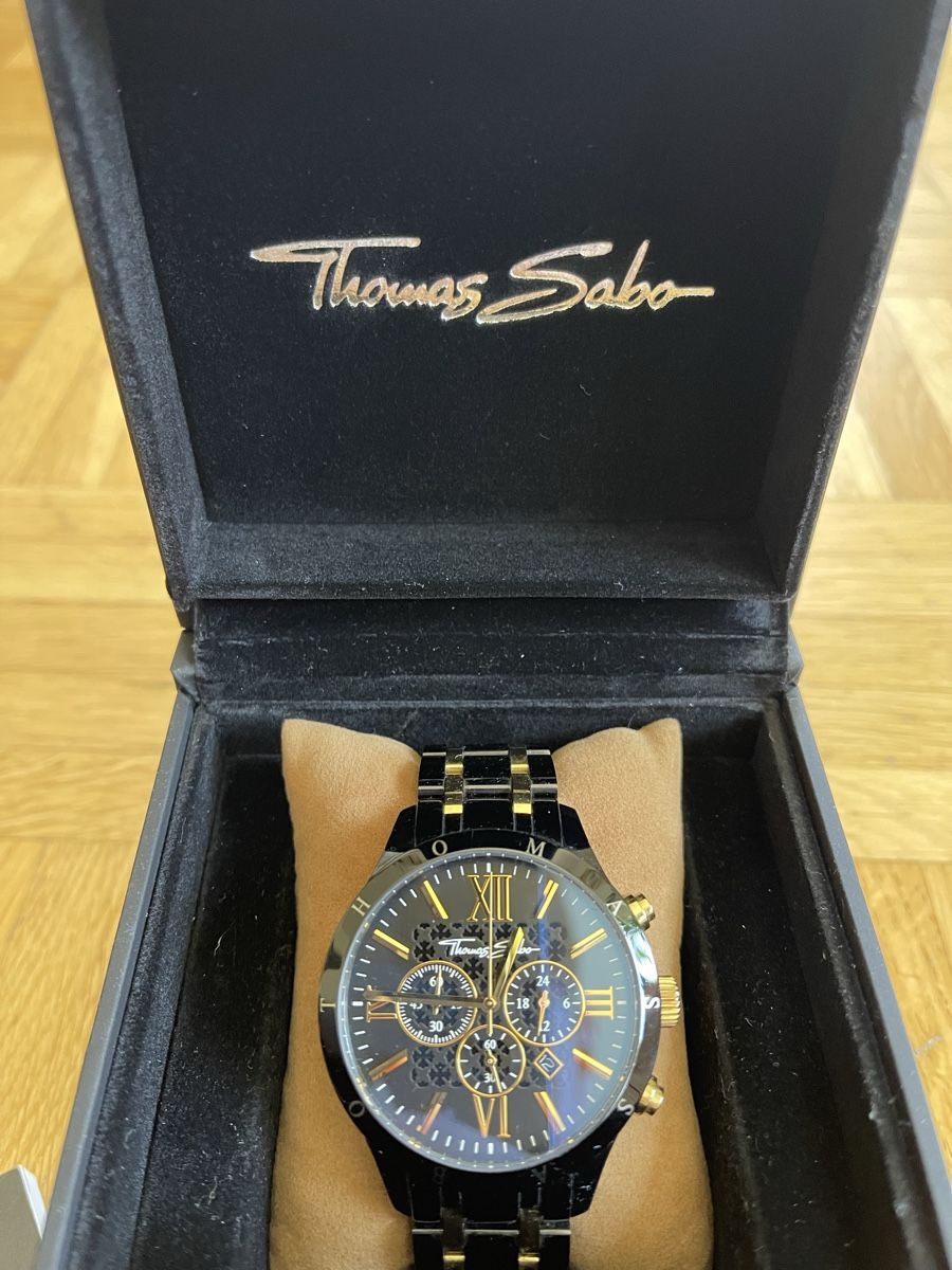 Thomas Sabo Orologi: Thomas Sabo Herrenuhr Rebel Urban – Usato da Goldach venduto da Pero911