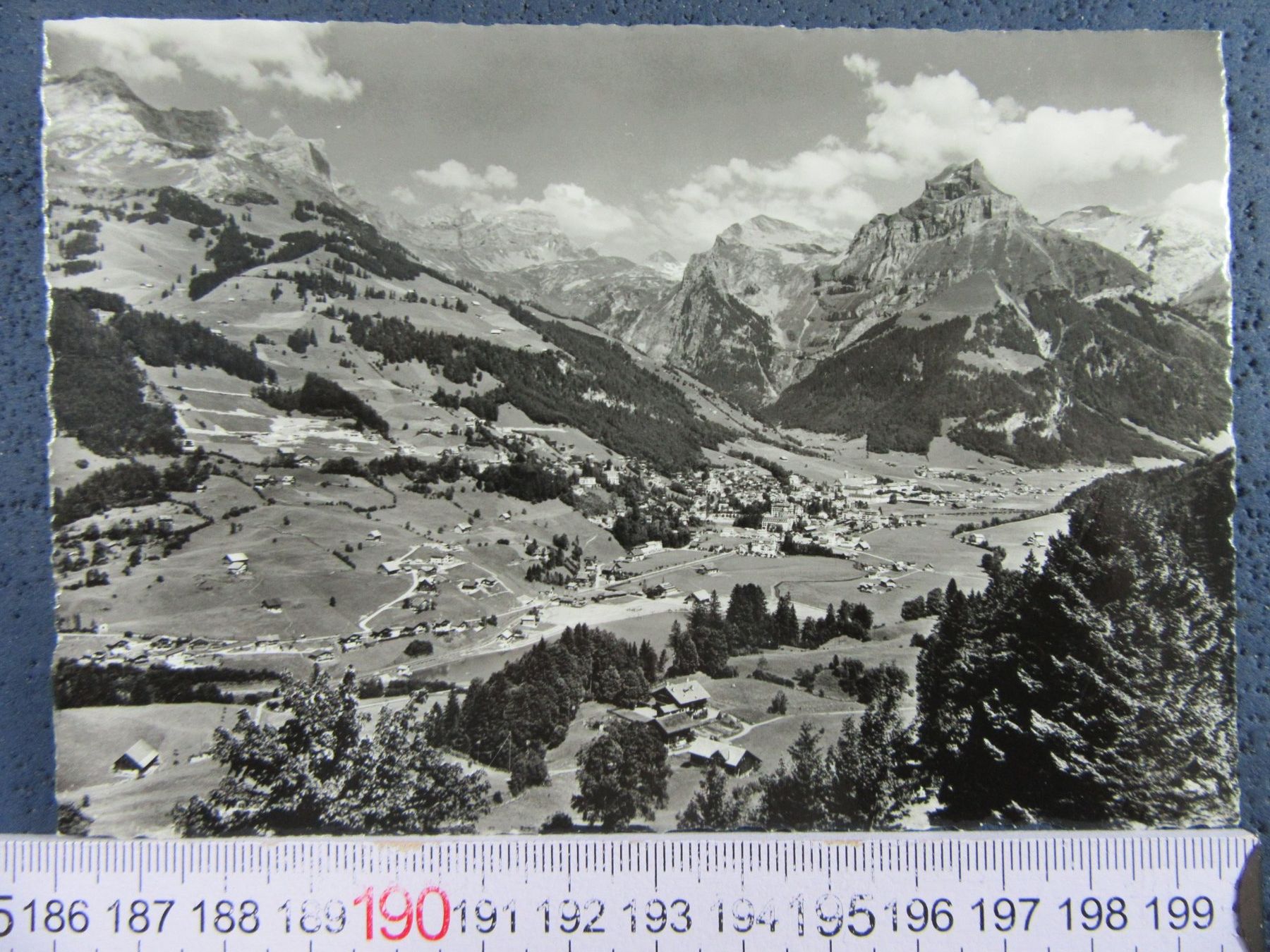 Ansichtskarten: ENGELBERGERTAL 1965 AK ONW LUFTBILD – Gebraucht aus Ettingen von Hausi4711