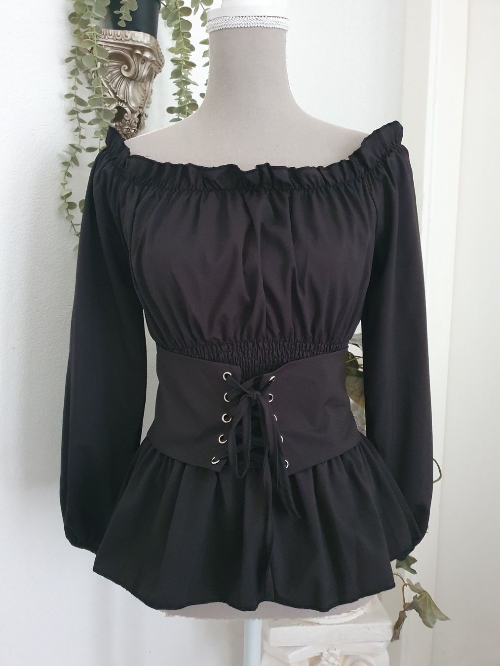Camicette: Gothic Bluse Gr S *neu* – Nuovo (secondo la descrizione) da Münsingen venduto da BlackTears-3