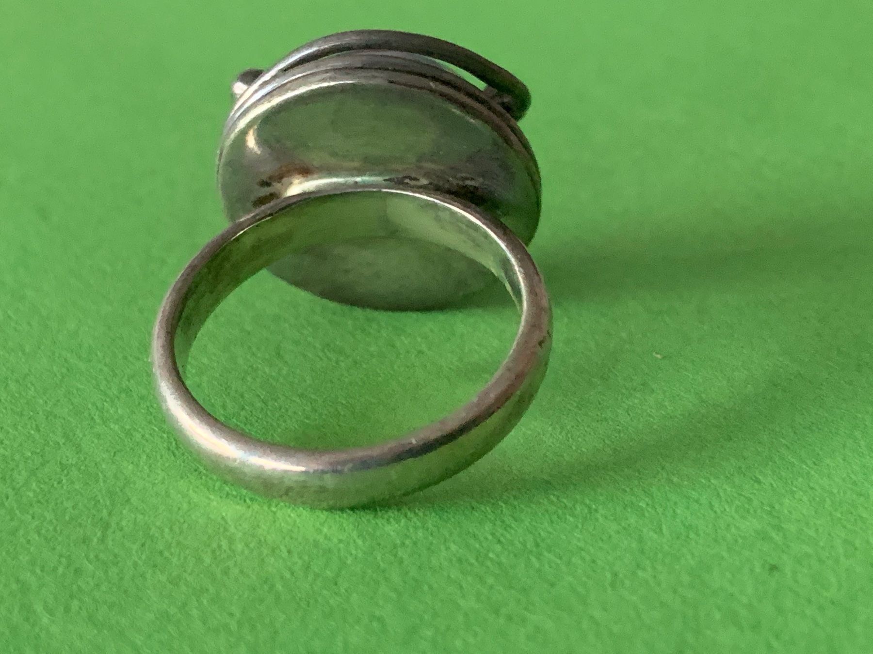 Anelli: Silberring blaue perle/Perlmutt  (rg58) – Usato da Dittingen venduto da Bijoubelle 2