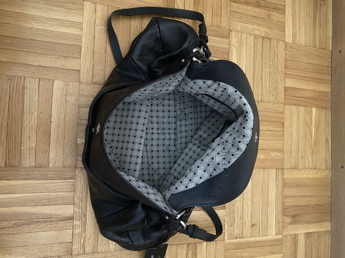 Furla Borse da donna: Sac à main en cuir noir Furla – Usato da Onex venduto da AlisonH 2