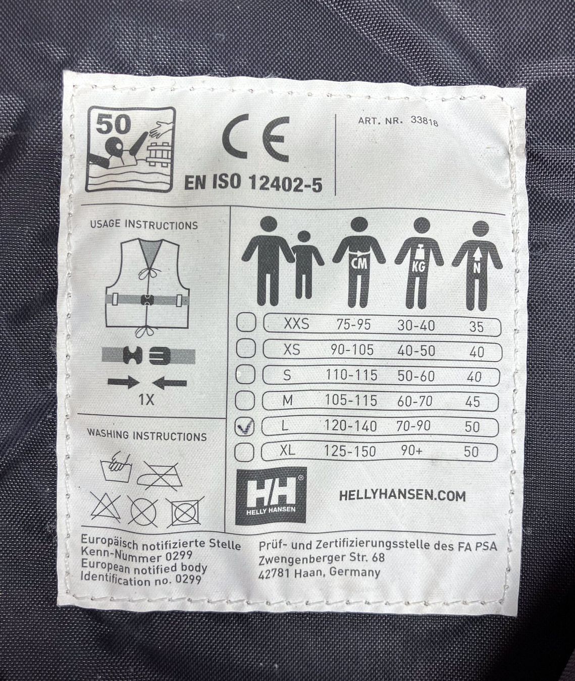 Helly Hansen Schwimmwesten: Schwimmweste Rettungsweste Helly Hansen Gr. L neuwertig – Gebraucht aus Biel/Bienne von tim_pww5 7