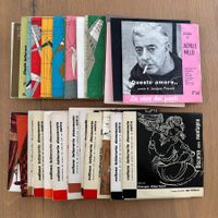 29 x 7" collana letteraria, poesia, poetry leopardi, pascoli