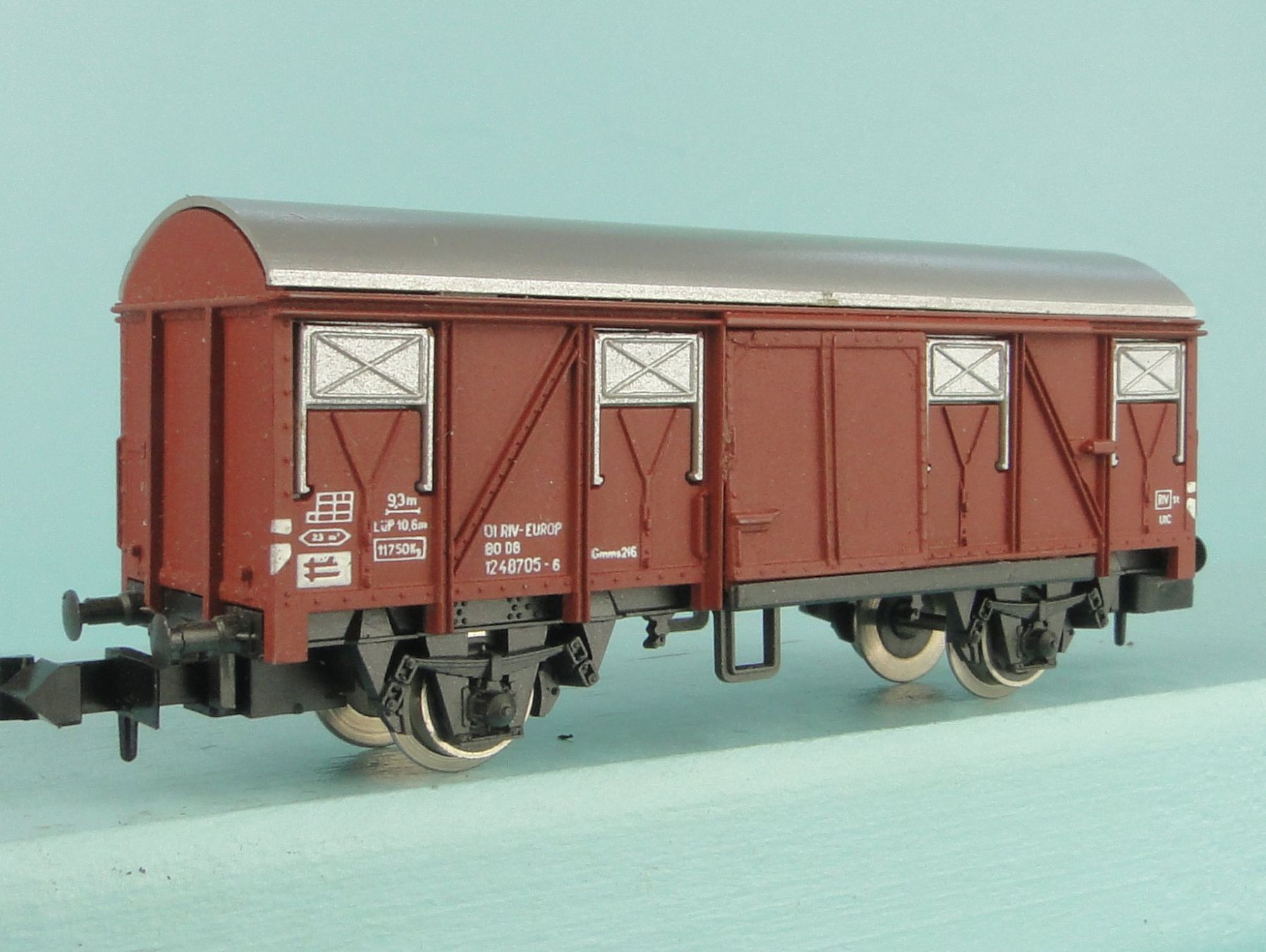 Rivarossi Modellini di ferrovie: Rivarossi Spur N DB Güterwagen – Usato da Bülach venduto da cann11 2