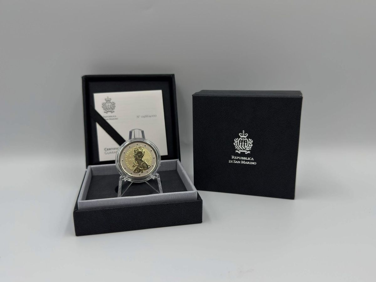 Tutti le monete: 2 euro saint marin Proof reverse – Nuovo e nell'imballaggio originale da Montreux venduto da Kokebullterrier1 3