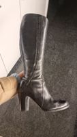 Schöne Vintage Leder-Hochstiefel, Alberto Fermani, Gr. 39