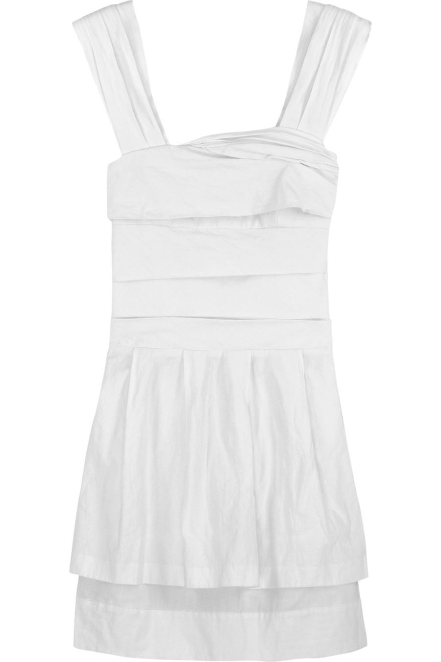 Vestiti: Robe d’été dos nu blanche Alice + Olivia – Nuovo (secondo la descrizione) da Lausanne venduto da Stephaniesdressing 8