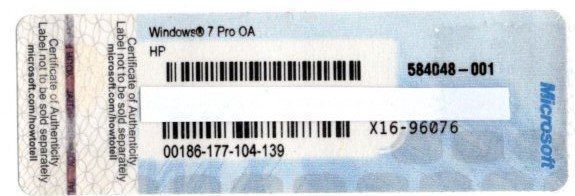 Software: Windows 7 Professional – Nuovo e nell'imballaggio originale da Mels venduto da Zeppelin08 2
