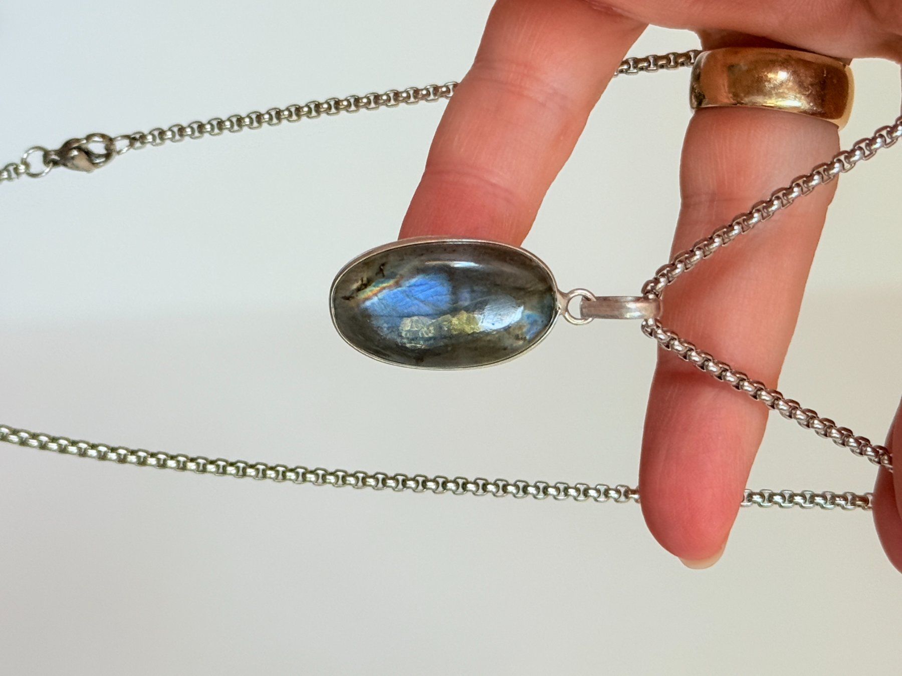 Catenine: Collier avec Labradorite – Nuovo e nell'imballaggio originale da Genève venduto da AWWA 8