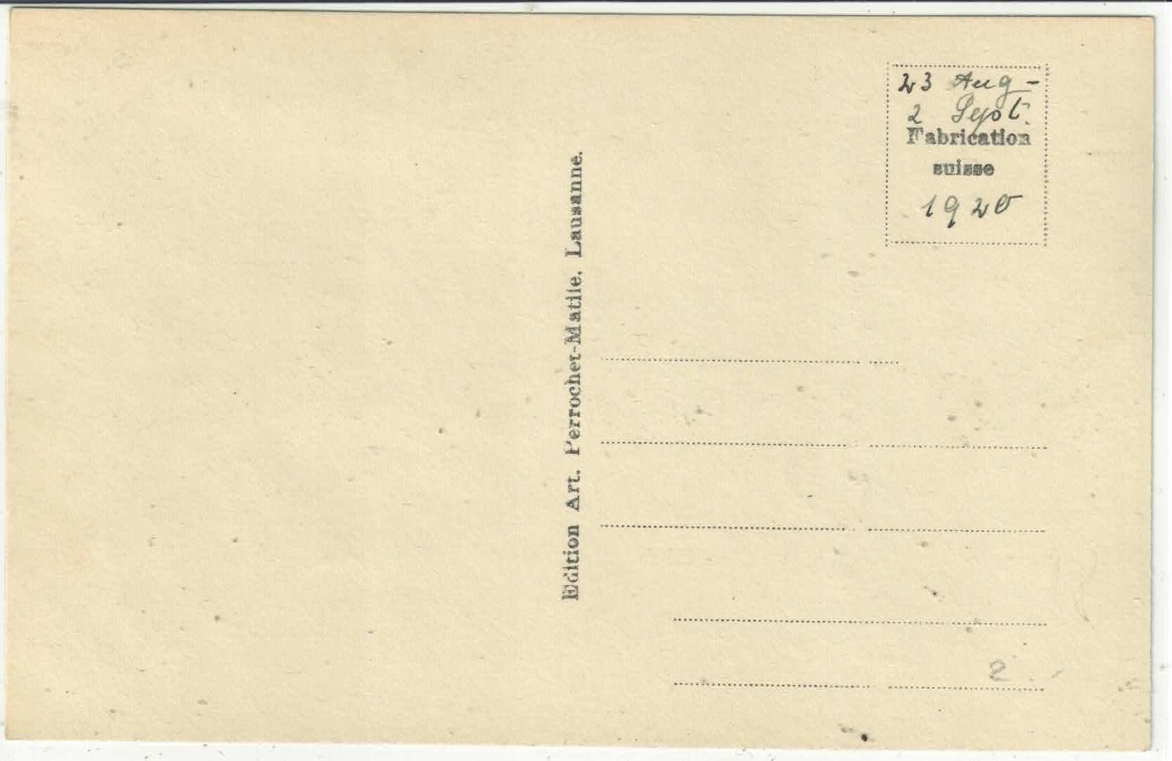 Cartoline postali: Saas-Fee - La Chapelle – Usato da Ettingen venduto da Kartenplanet 1