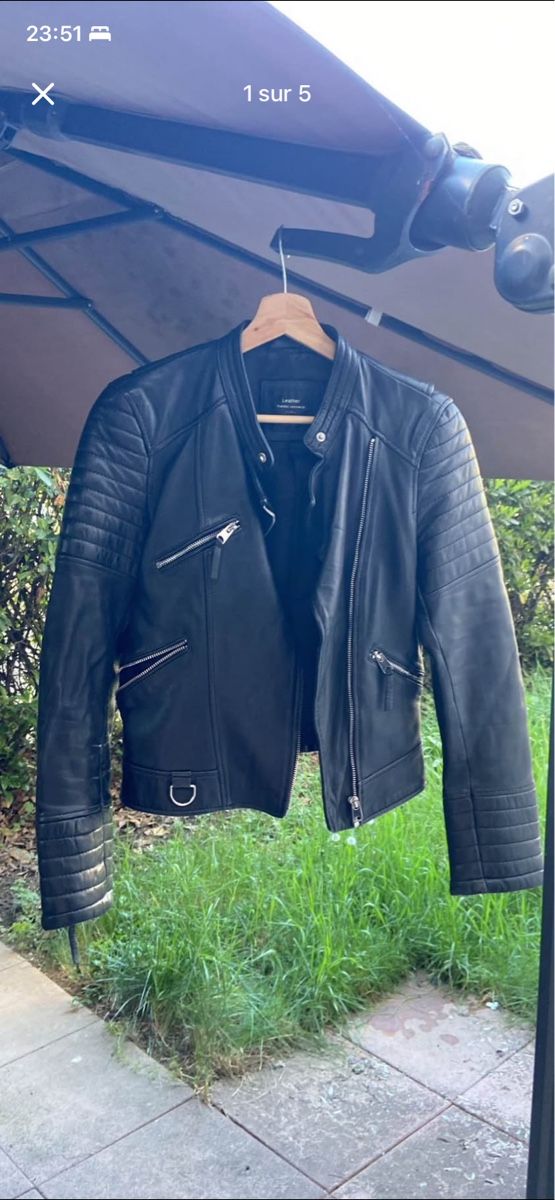 Giacche: Veste cuir véritable - taille M – Nuovo (secondo la descrizione) da Genève venduto da muj_2zmc