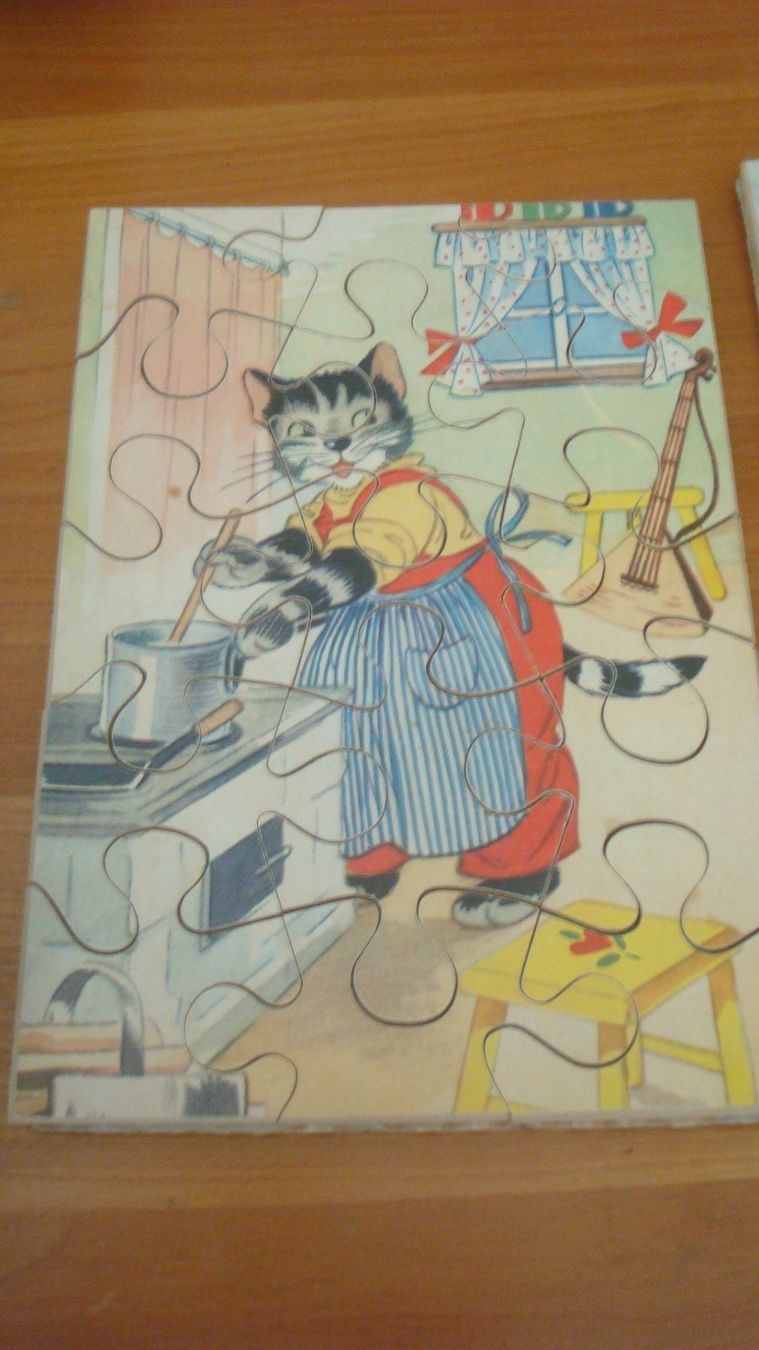 Penelope Puzzles: Penelope Holzpuzzle 4 x Katzen – Gebraucht aus Münchenstein von Pesci6 4