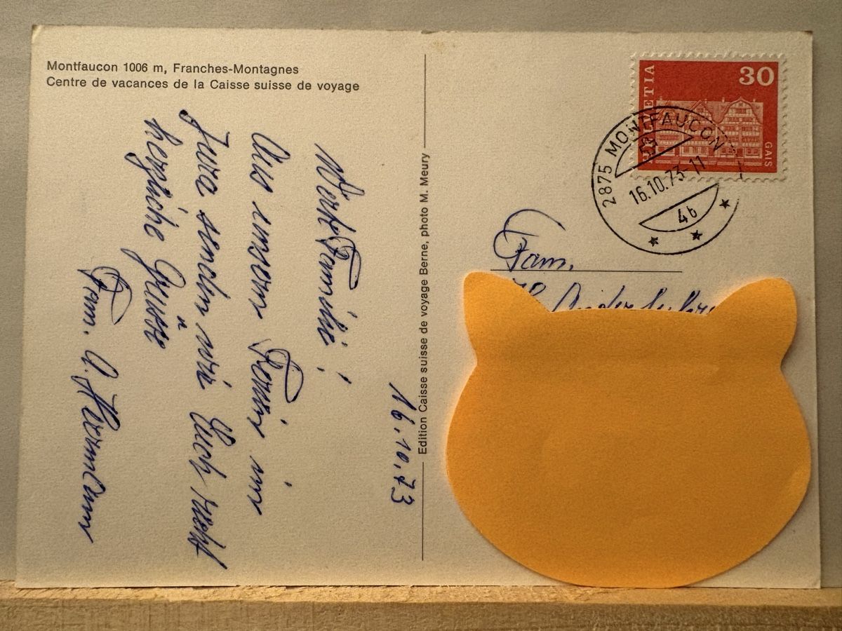 Cartoline postali: AK von Montfaucon – Usato da Rümlang venduto da Kartenpost1 1