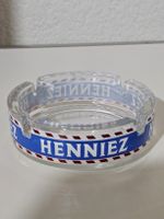 HENNIEZ Werbe-Aschenbecher aus Glas – Vintage Schweiz