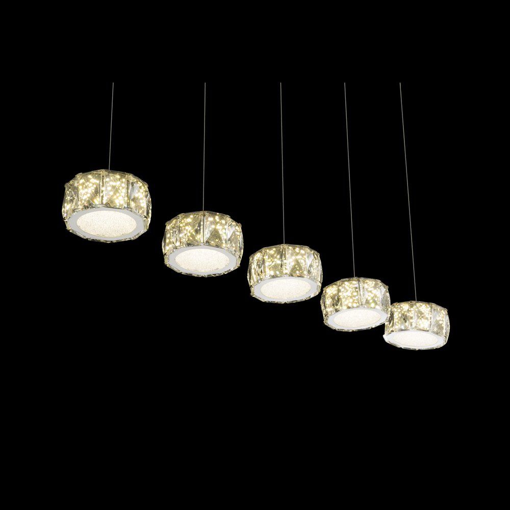 Lampadari & plafoniere: LED Pendelleuchte, Chrom, 82 cm x 16 cm – Nuovo (secondo la descrizione) da Kreuzlingen venduto da Smart-Light 8