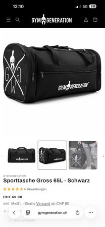 GYM Generation Sporttasche Gym Generation 65L
