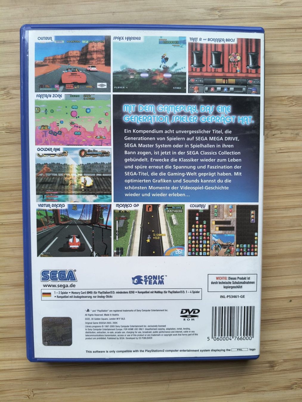 Giochi: SEGA Classics Collection (PS 2) – Usato da Riedholz venduto da ste_96cd 1