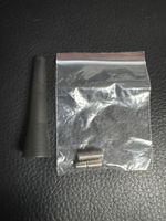 Auto Antenne kurz schwarz mit Gewindeadapter neu