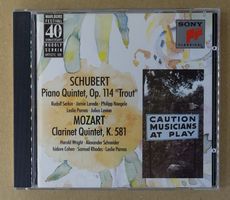 Schubert: "Trout" Quintet - Mozart: Clarinet Quintet - F23