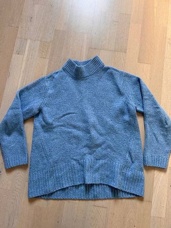 Blauer Massimo Dutti Pullover