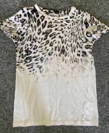 Damen T-Shirts, Leo-Print Grösse M Neu